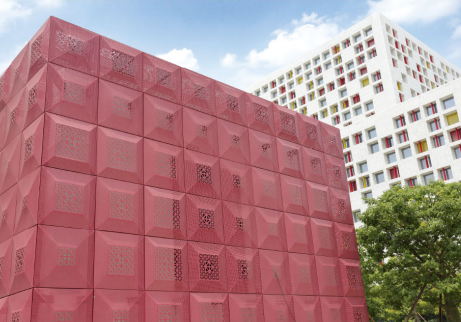 雕花铝单板吊顶